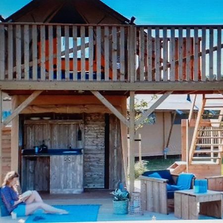 Tente Cabane du Camping Hautoreille Bannes  Extérieur photo