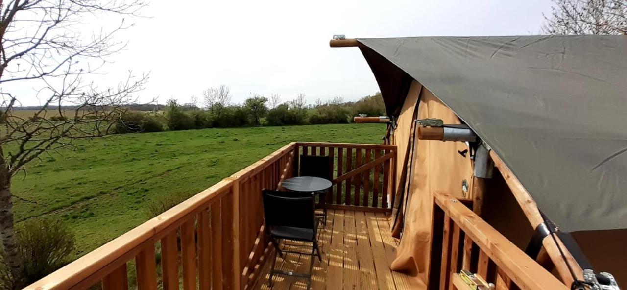 Tente Cabane du Camping Hautoreille Bannes  Extérieur photo
